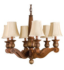 Meyda 34"W Kendall 6 LT Chandelier 71471