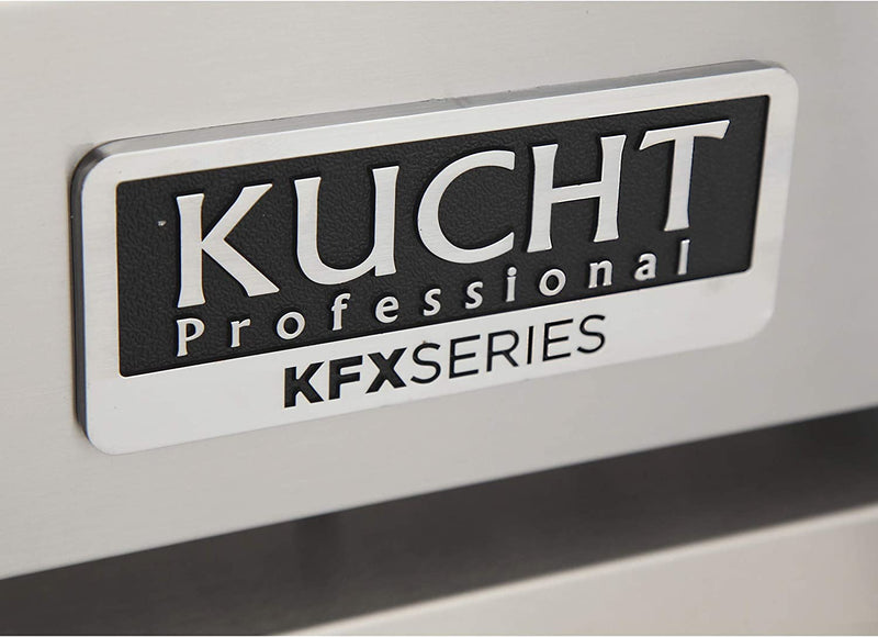 Kucht 36-Inch Gas Range in Stainless Steel with Black Knob (KFX360-K)