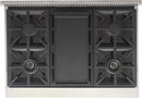 Kucht 36-Inch Gas Range in Stainless Steel with Blue Knob (KFX360-B)