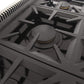 Kucht 36-Inch Gas Range in Stainless Steel with Black Knob (KFX360-K)