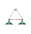 Meyda 48"L Deco Ball Mente Swirl 2 LT Island Pendant 72662