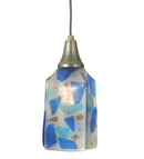 Meyda 4"Sq Metro Fusion Ciel Cadente Draped Mini Pendant 73264