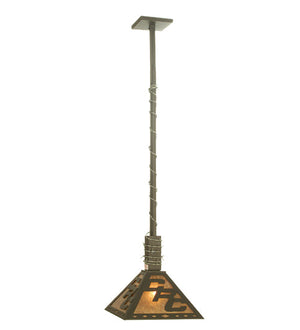 Meyda 16"W Personalized Chimney Rock Pendant 73484