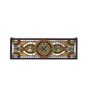 Meyda 35"W X 11"H Evelyn in Topaz Transom Stained Glass Window 77908