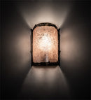 Meyda 6" Wide Leaf Edge Wall Sconce 78289