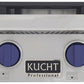 Kucht 36-Inch 6 Burner Gas Rangetop in Stainless Steel with Royal Blue Knob (KFX369T-B)