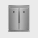 Forno Appliance Package - 48 Inch Dual Fuel Range, Wall Mount Range Hood, 60 Inch Refrigerator, FBDL-017-02US