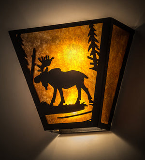 Meyda 13" Wide Moose Creek Wall Sconce '81105