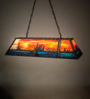 Meyda 48" Long Leaping Bass Oblong Pendant 81119