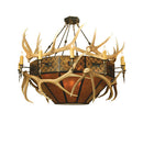Meyda 68"W Antlers Elk Inverted Pendant 81321