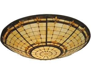 Meyda 48"W Fleur-de-Lite Shade 81546