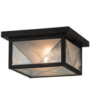 Meyda 10"Sq Harlequin Flushmount