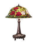 Meyda 31" High Tiffany Rosebush Table Lamp - 82452