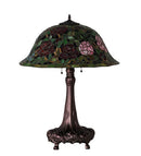 Meyda 31" High Tiffany Rosebush Table Lamp - 82452