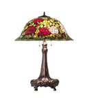 Meyda 31" High Tiffany Rosebush Table Lamp - 82452