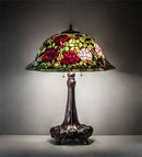 Meyda 31" High Tiffany Rosebush Table Lamp - 82452