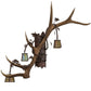 Meyda 46" Wide Antlers Elk 3 Light Wall Sconce- 82834