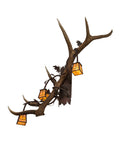 Meyda 46" Wide Antlers Elk 3 Light Wall Sconce- 82834