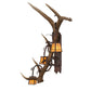 Meyda 46" Wide Antlers Elk 3 Light Wall Sconce- 82834