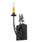 Meyda 5"W Tall Pines Wall Sconce 82847