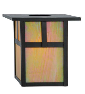 Meyda 6.5" Square Hyde Park "T" Mission Shade 83246