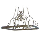 Meyda 48" Wide Celeste 4 Light Pot Rack 120216