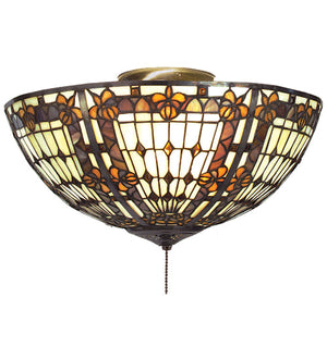 Meyda 16"W Fleur-de-lis Flushmount  95271