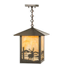 Meyda 7" Square Seneca Deer Creek Pendant 95909