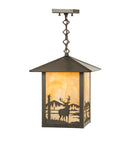 Meyda 16" Square Seneca Deer Creek Pendant '96355