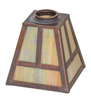 Meyda 6"Sq "T" Mission Shade 98091