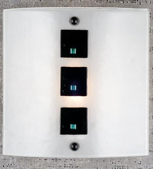Meyda 11"W Metro Fusion Black Tie Affair Wall Sconce 98157