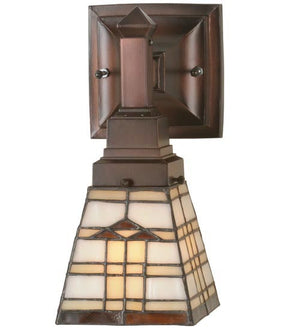 Meyda 5"W Arrowhead Mission Wall Sconce 98201