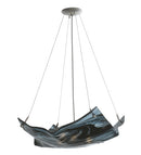 Meyda 26"W Metro Noir Swirl Inverted Pendant 98325