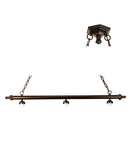 Meyda 47"L RIBBED 3 LT ISLAND HARDWARE