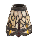 Meyda 4"W Tiffany Hanginghead Dragonfly Fan Light Shade '99245