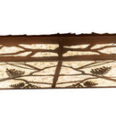 Meyda 62" Long Whispering Pines Oblong Flushmount- 99359