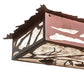 Meyda 62" Long Whispering Pines Oblong Flushmount- 99359