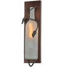 Meyda 4"W Tuscan Vineyard Wine Bottle Wall Sconce 99640