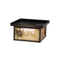 Meyda 12" Square Hyde Park Winter Pine Flushmount - 99669