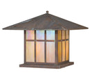 Meyda 19"Sq Seneca Double Bar Mission Pier Mount '99696