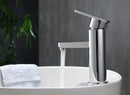 KubeBath Aqua Roundo Single Hole Mount Bathroom Vanity Faucet - Chrome, AFB033