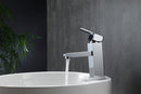 KubeBath Aqua Piazza Single Lever Bathroom Vanity Faucet - Chrome, AFB041