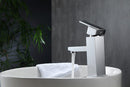 KubeBath Aqua Piazza Single Lever Bathroom Vanity Faucet - Chrome, AFB041