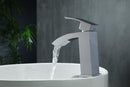 KubeBath Aqua Balzo Single Lever Wide Spread Bathroom Vanity Faucet - Chrome, AFB053