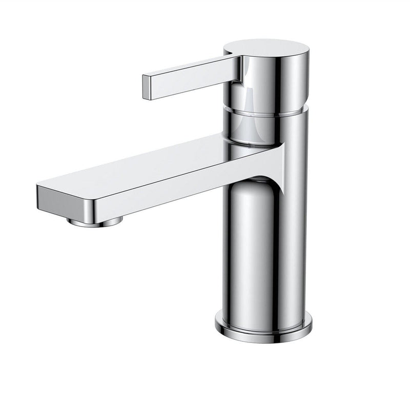 KubeBath Aqua Sotto Single Lever Bathroom Vanity Faucet - Chrome, AFB10901