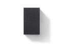 KubeBath Bliss 14" Wide by 24" High Linen Side Cabinet With One Door in Black Wood Finish, ALT24-BK