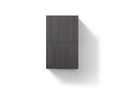 KubeBath Bliss 14" Wide by 24" High Linen Side Cabinet With One Door in Gray Oak Finish, ALT24-GO