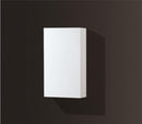 KubeBath Bliss 14" Wide by 24" High Linen Side Cabinet With One Door in Gloss White Finish, ALT24-GW