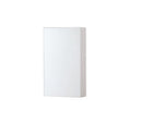 KubeBath Bliss 14" Wide by 24" High Linen Side Cabinet With One Door in Gloss White Finish, ALT24-GW