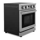 Thor Kitchen 2-Piece Appliance Package - 30-Inch Electric Range and Wall Mount Range Hood in Stainless Steel